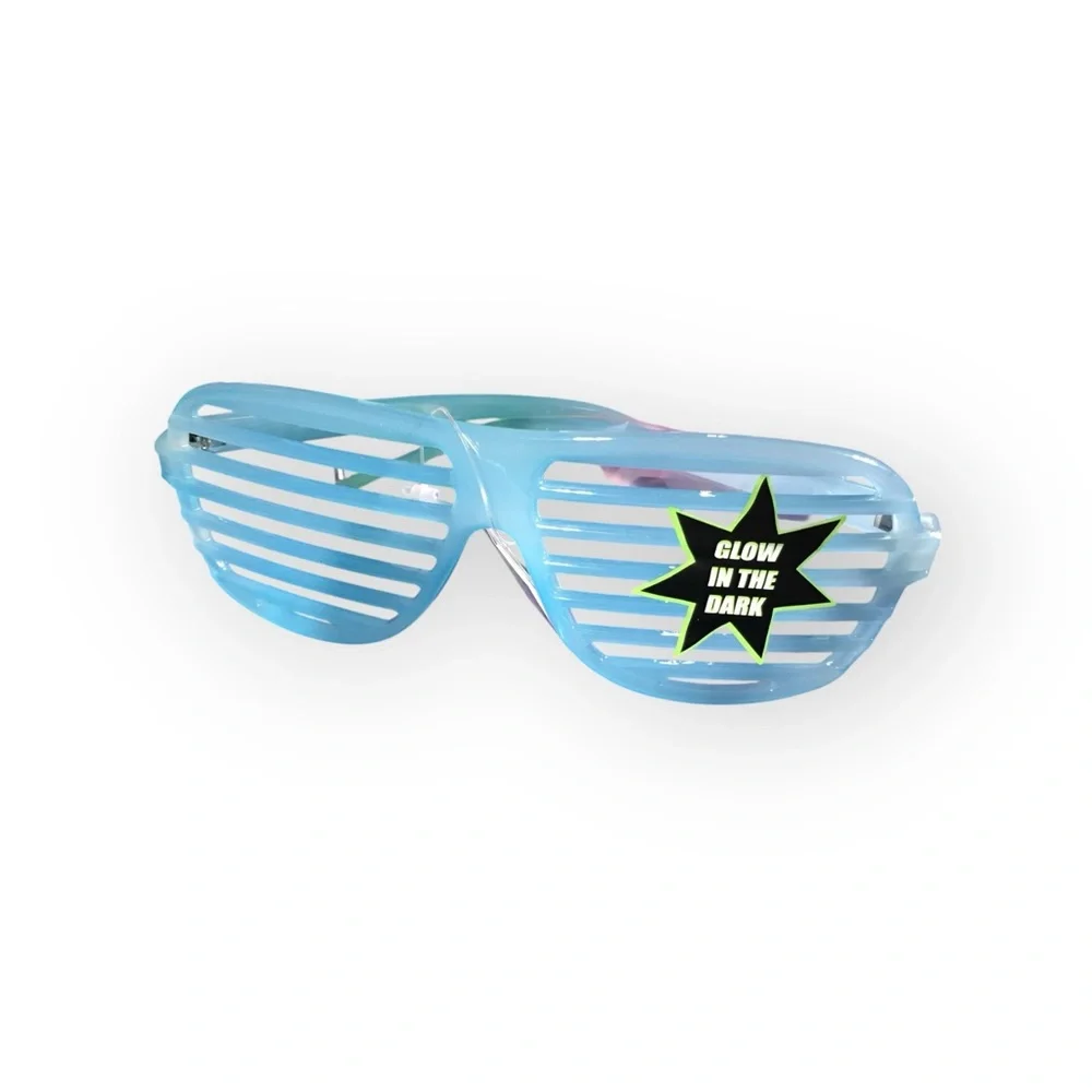 Glow In The Dark Shutter Streetwear Glasses Trending on Socials Deadstock